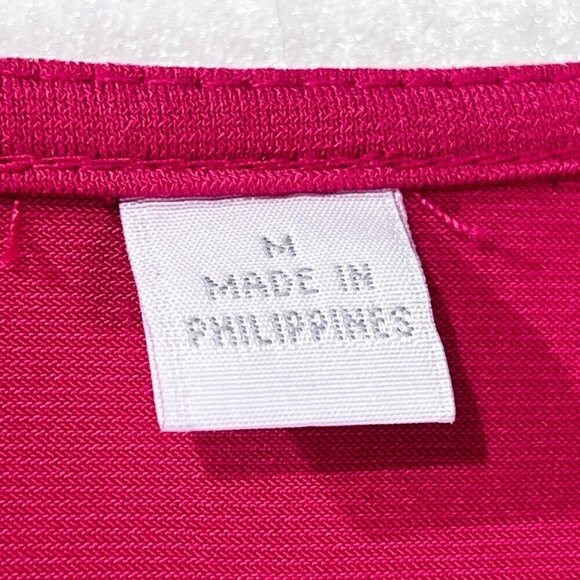 Women's New York & Company Dress | Sleeveless | Midi | Size Medium | Wrap | Pink - Picture 14 of 16